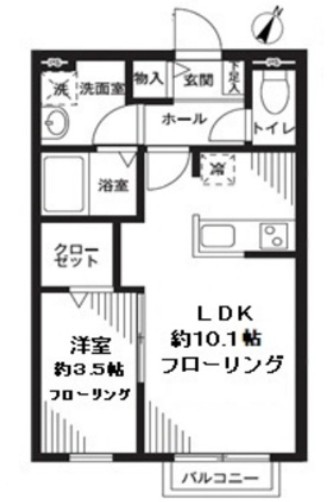 DCヘリオスの間取り写真