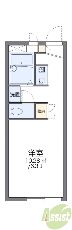 レオパレスEastaukIIの間取り写真
