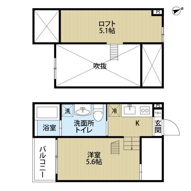 エクル烏森の間取り写真