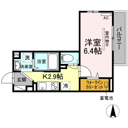 オクエ 2の間取り写真