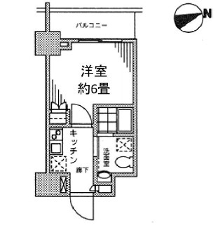 カスタリア門前仲町IIの間取り写真