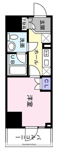 京急本線 黄金町駅 徒歩2分 9階建 築7年の間取り写真