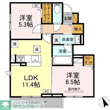 トランキーノ パルクの間取り写真