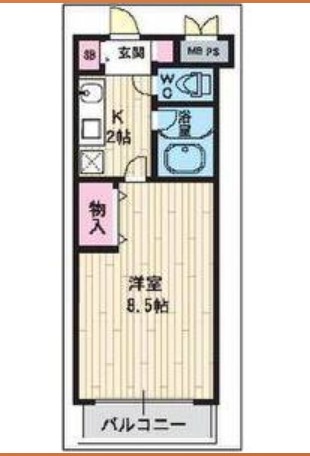 アロース我孫子東の間取り写真