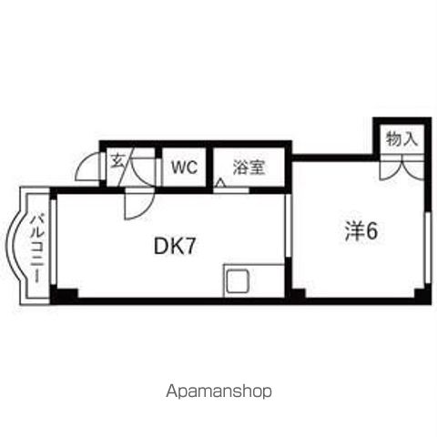 地下鉄東西線 二十四軒駅 徒歩6分 4階建 築37年の間取り写真