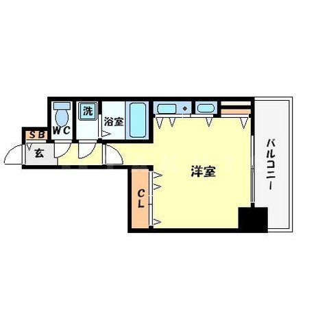 リーガル北心斎橋の間取り写真