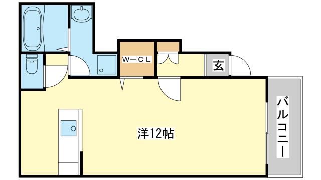 レジデンス白鳥の間取り写真