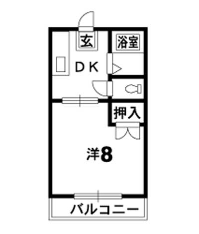 リーガルハウゼの間取り