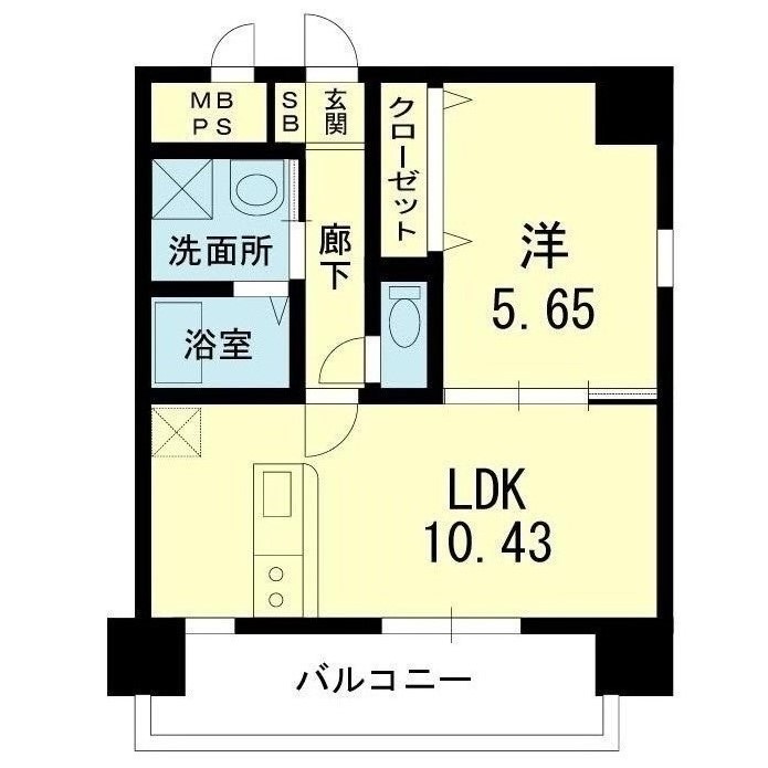 ロマージュ上通並木坂の間取り