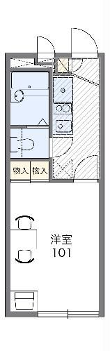 【沼津市西沢田のアパートの間取り】