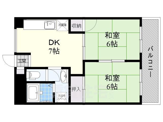 バーンフリートくずはの間取り