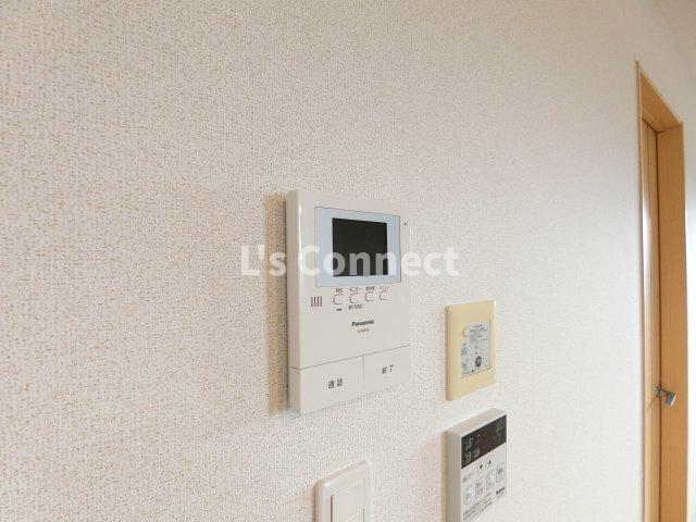 セキュリティ　突然の来客時もＴＶモニターホンでしっかり確認。