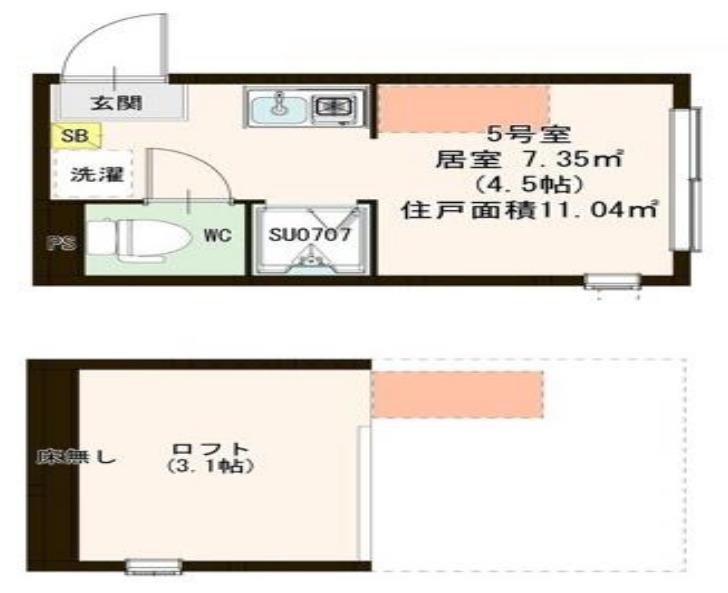 ハーモニーテラス東長崎の間取り