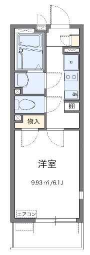 ラグレージュIIIの間取り