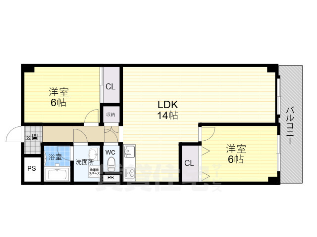 ヒルポイント住吉の間取り