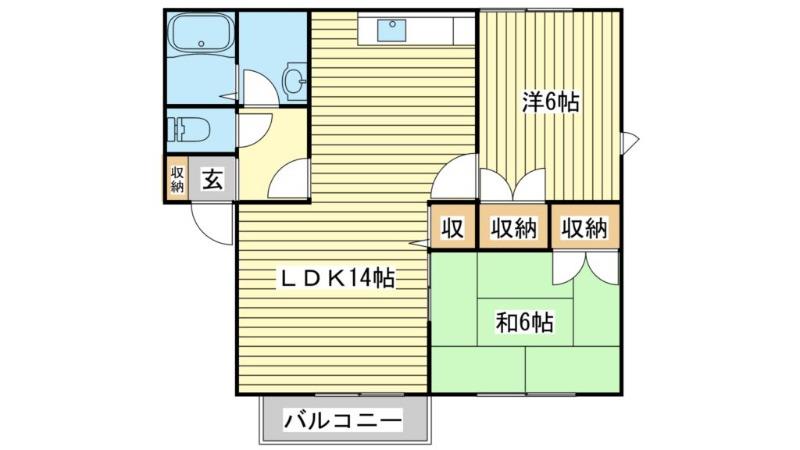 サンコートの間取り