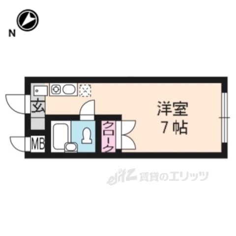 ルミナース高野の間取り