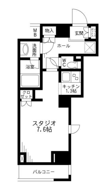 レジディア九段下の間取り