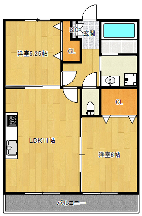 ハピネス新屋敷_間取り_0