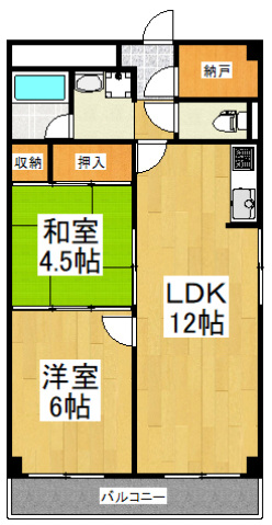 山加マンションの間取り