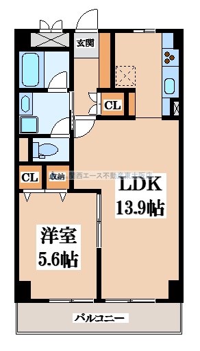 若草ハイツの間取り