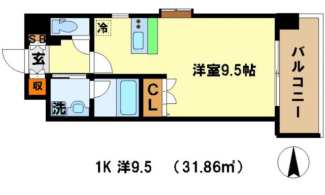 ベラジオ烏丸御池IIの間取り