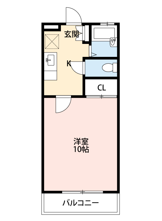 【安城市錦町のマンションの間取り】