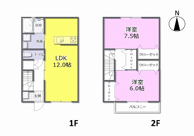 アーバン内海D棟の間取り