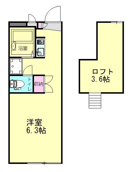 フラッツ伊保の間取り