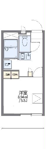 レオパレス新在家の間取り