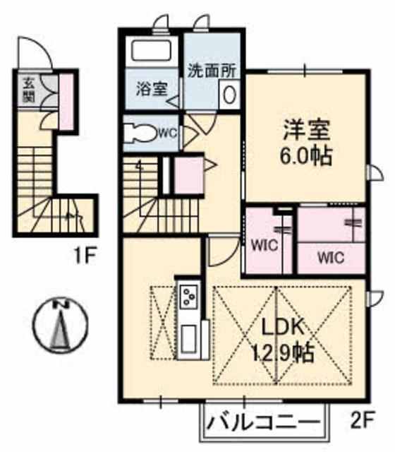 ポルトアンシャンテIIの間取り