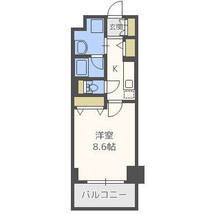 エスリード長堀タワーの間取り