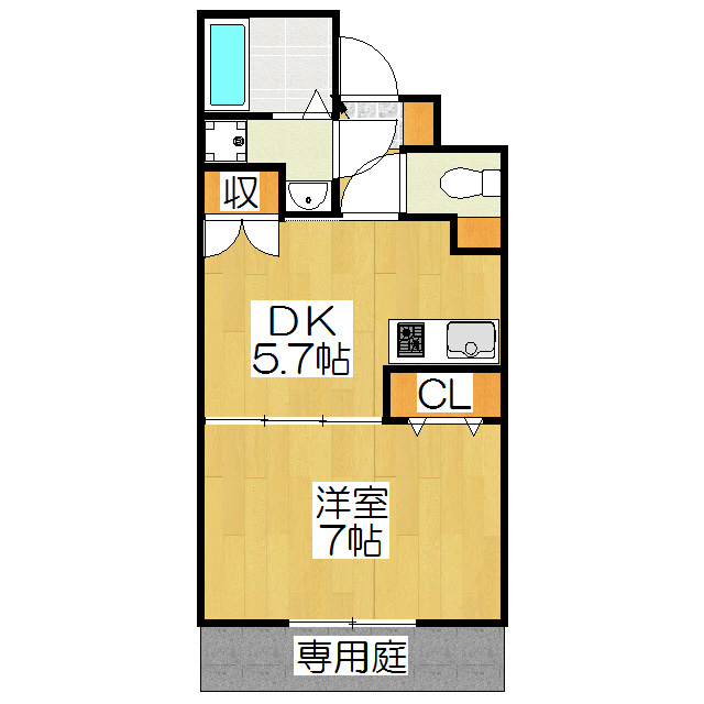 【コンフォーレ御陵の間取り】