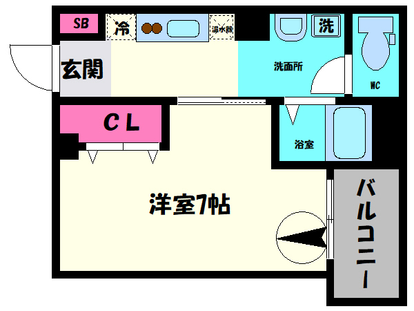 みおつくし岸里の間取り