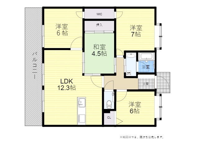 パレスト森町の間取り