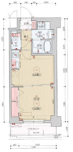 【ベラジオ雅び京都西院の間取り】