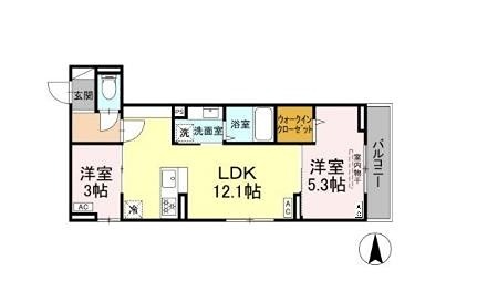 レクシア千住緑町の間取り