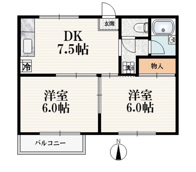 スクエア　Ｂ棟の間取り