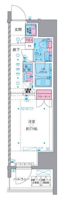 ジェノヴィア横浜石川町の間取り