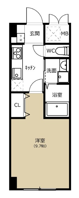 ファーストクラス柳都大橋の間取り