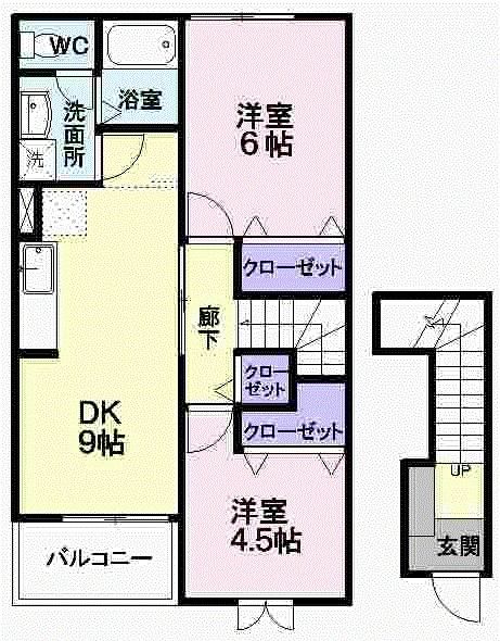 カルフールＮの間取り