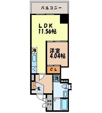 フューチャー川口町IIの間取り