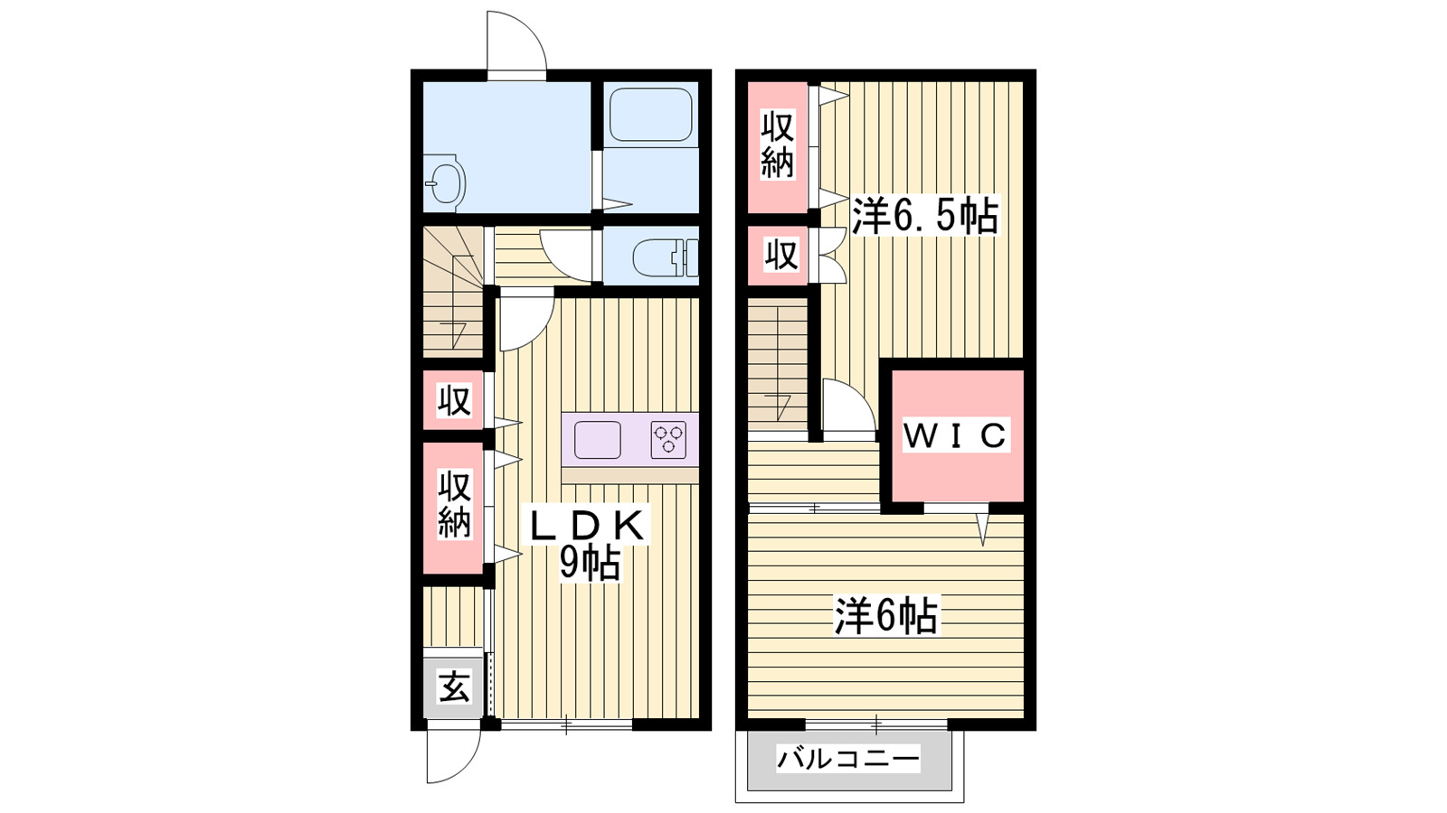 メゾンクレストの間取り