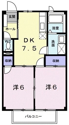 スカイメゾンIの間取り