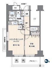 MFPRコート木場公園の間取り