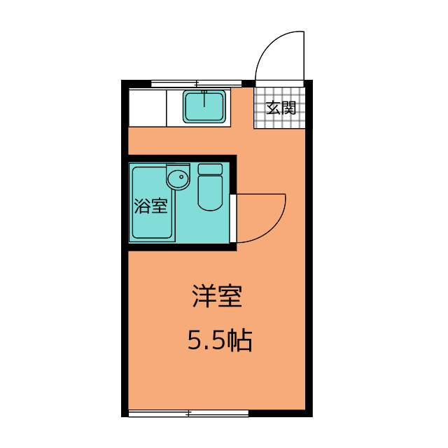 マツヤアパートの間取り