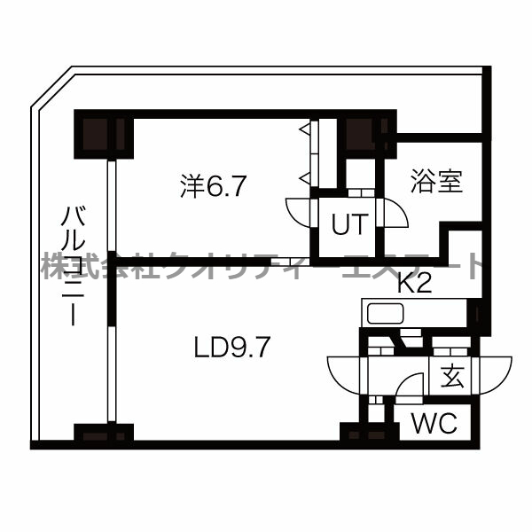 グランドタワー札幌の間取り