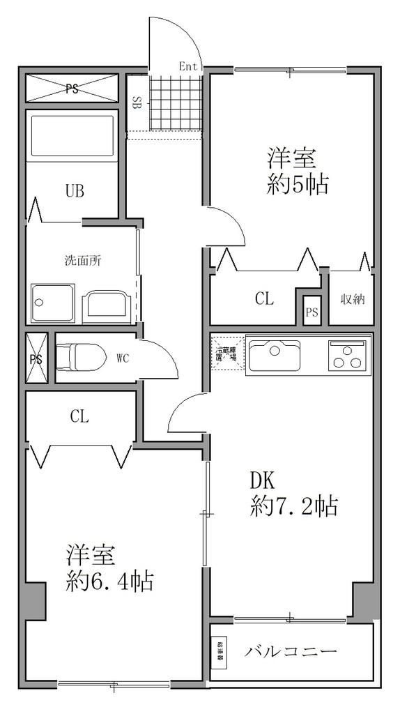 グラシアリノ町屋の間取り