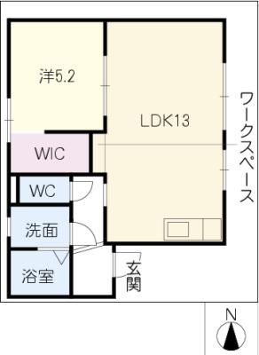 シャトレー雁宿の間取り