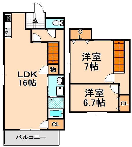 フライブルク瑞穂の間取り